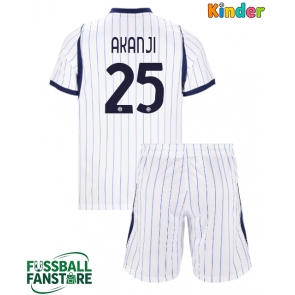 Inter Milan Manuel Akanji #25 Replik Auswärtstrikot Kinder 2026-27 Kurzarm (+ Kurze Hosen)